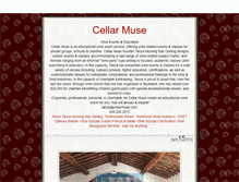 Tablet Screenshot of cellarmuse.com